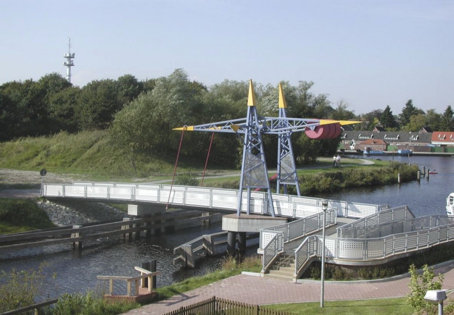 Projekt Stahlklappbrücke am Auricher Hafen